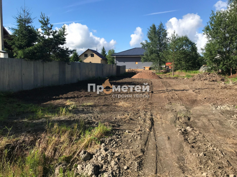 Каркасная баня 2.5x8 метров с террасой