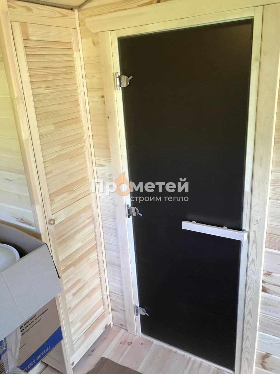 Квадро баня бочка 6 метров с боковым входом