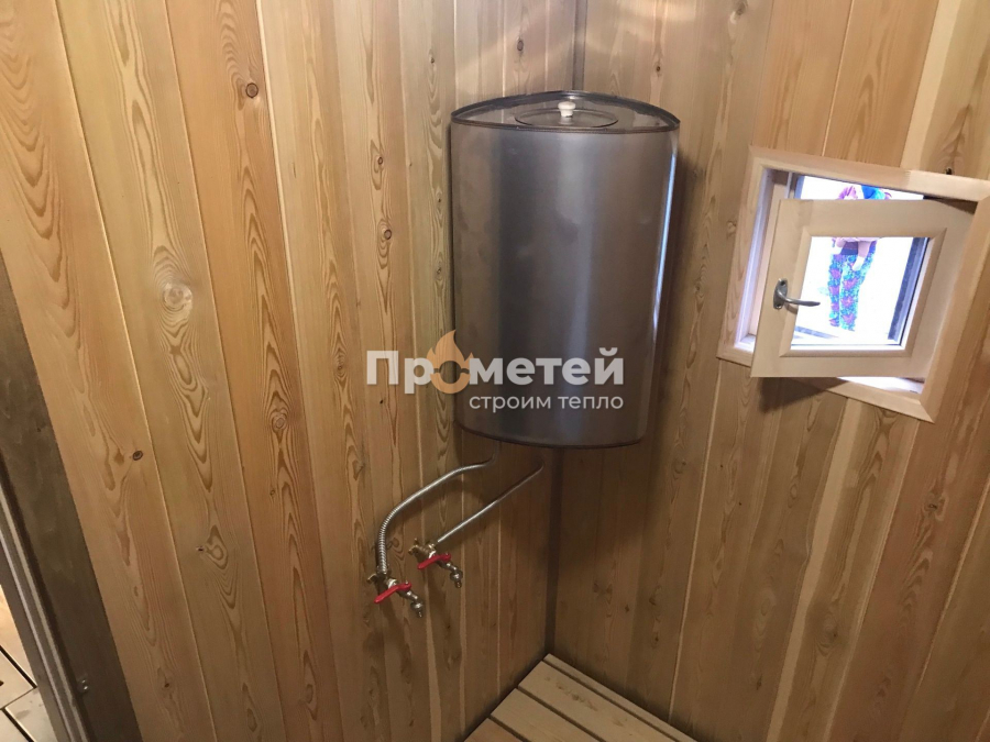 Каркасная баня 2.8x6 метров