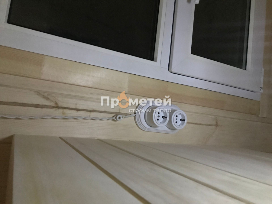 Квадро баня бочка 5 метров с боковым входом