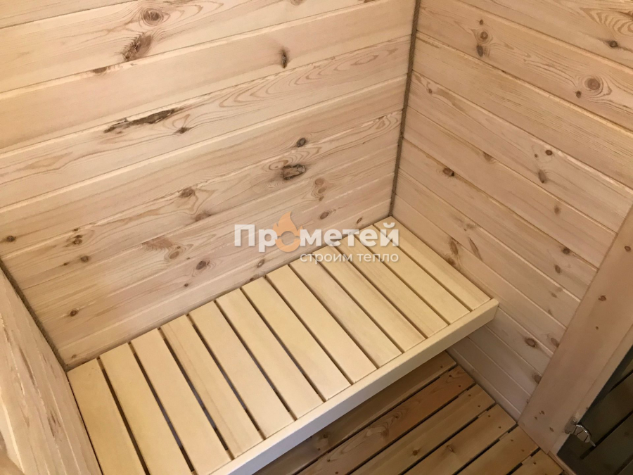 Квадро баня бочка 6 метров с боковым входом