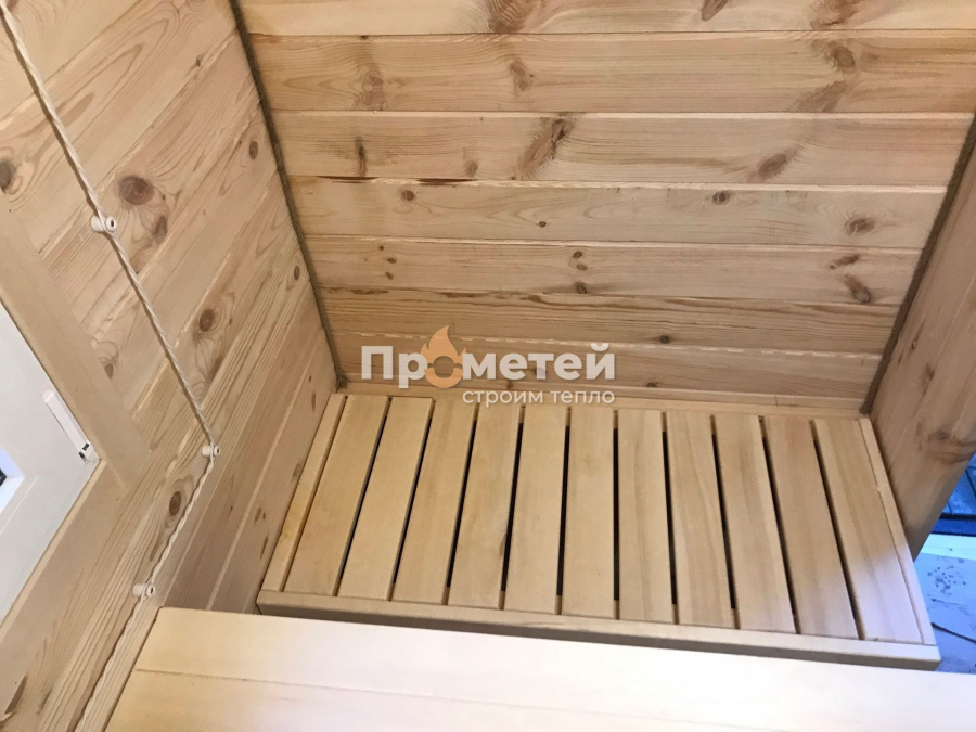 Квадро баня бочка 5 метров с боковым входом