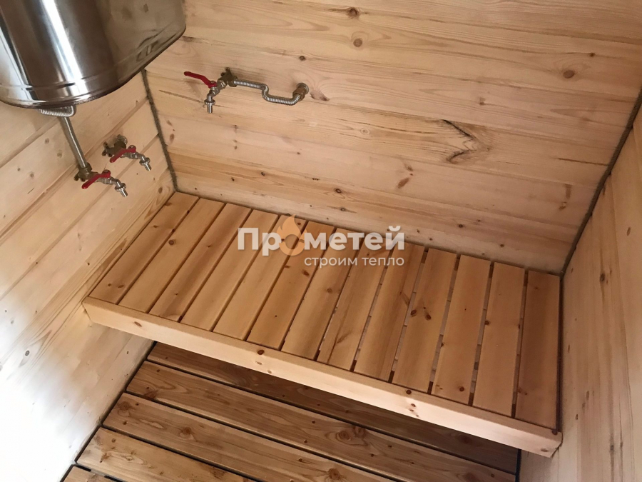 Квадро баня бочка 6 метров с боковым входом