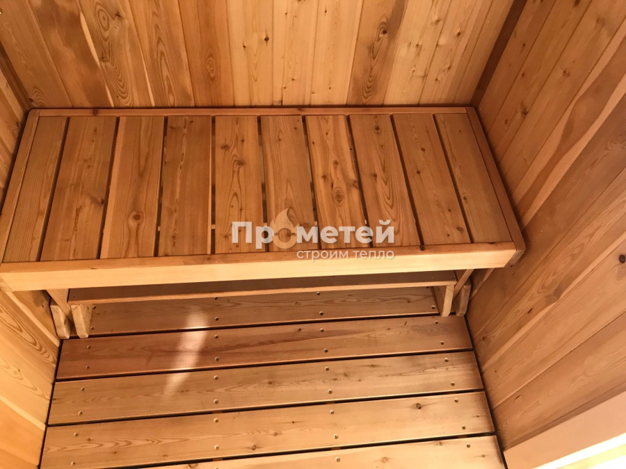 Каркасная баня 2.5x6 метров