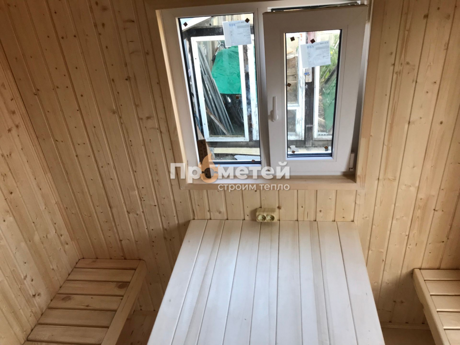 Каркасная баня Дача 2.5x4 метра