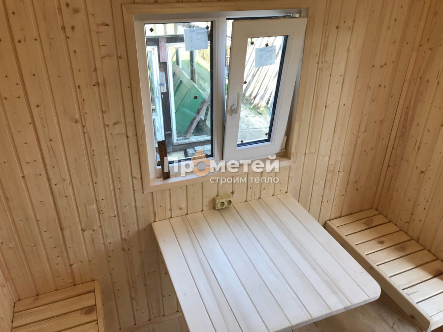 Каркасная баня Дача 2.5x4 метра