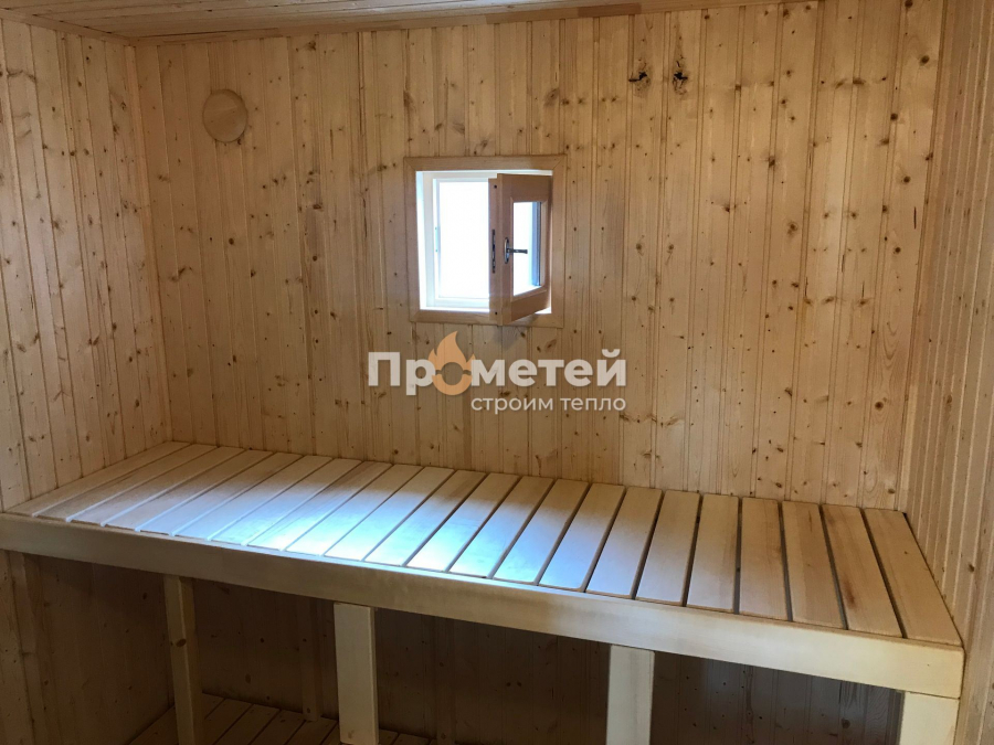 Каркасная баня Дача 2.5x4 метра