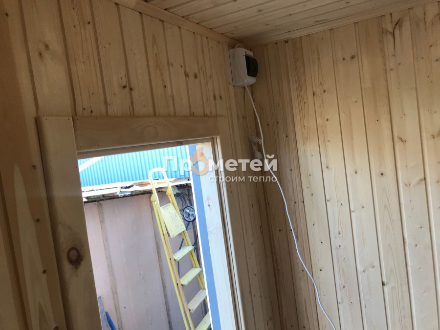 Каркасная баня Дача 2.5x4 метра