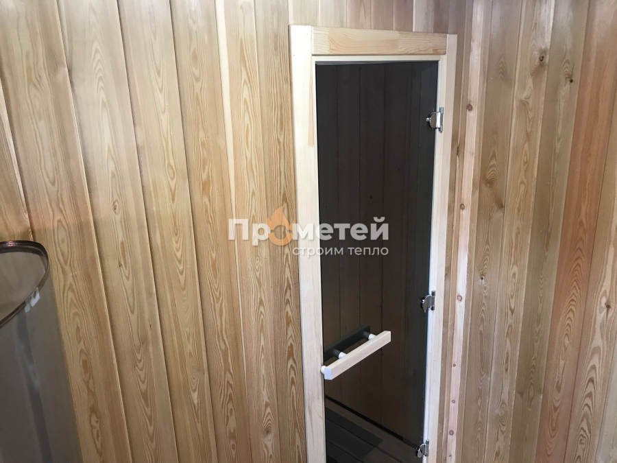 Каркасная баня Норд 2.5x6 метров