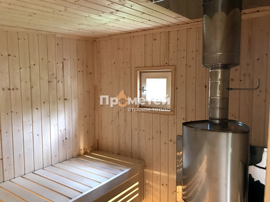 Каркасная баня Дача 2.5x4 метра