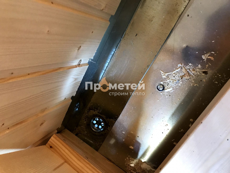 Каркасная баня Дача 2.5x4 метра