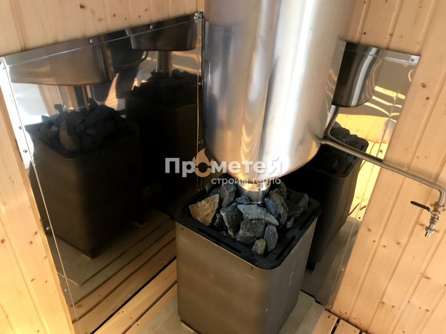 Каркасная баня Дача 2.5x4 метра