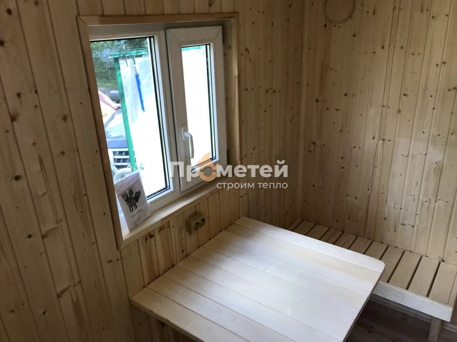 Каркасная баня Дача 2.5x4 метра