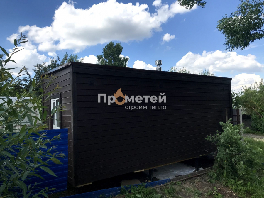 Каркасная баня Сканди 2.4x6 метров