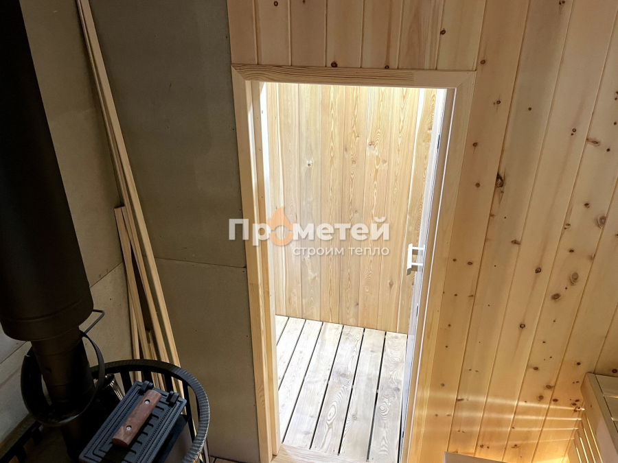 Каркасная баня 5x6 метров