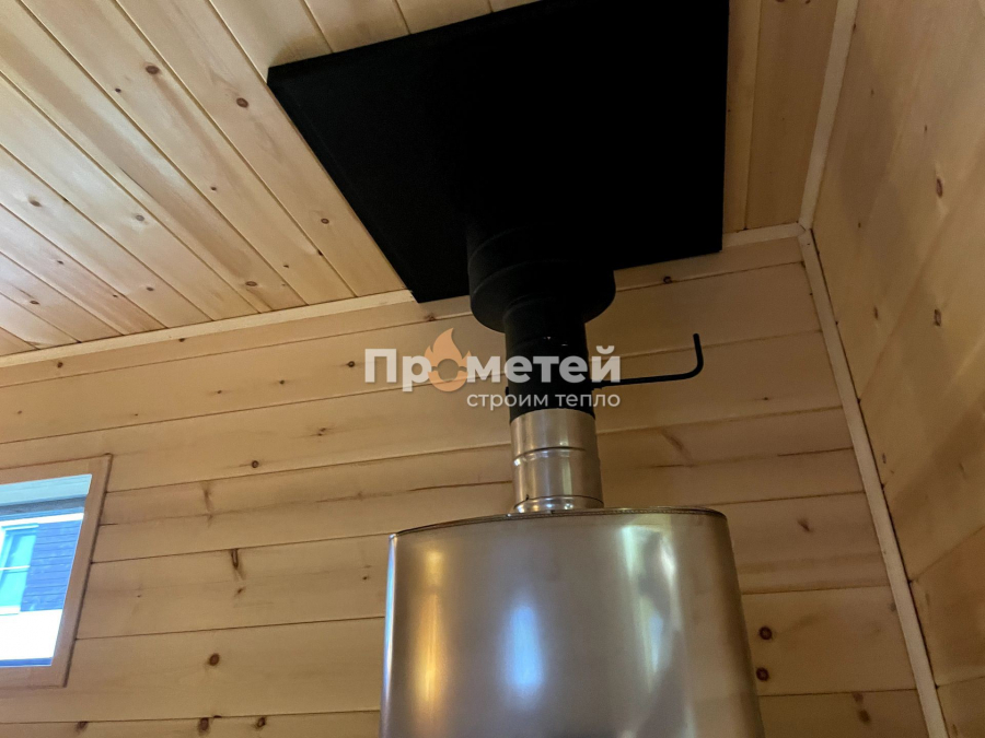 Каркасная баня Норд 2.5х7 метров