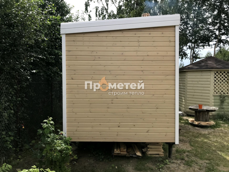 Каркасная баня Дача 2.4х4 метра
