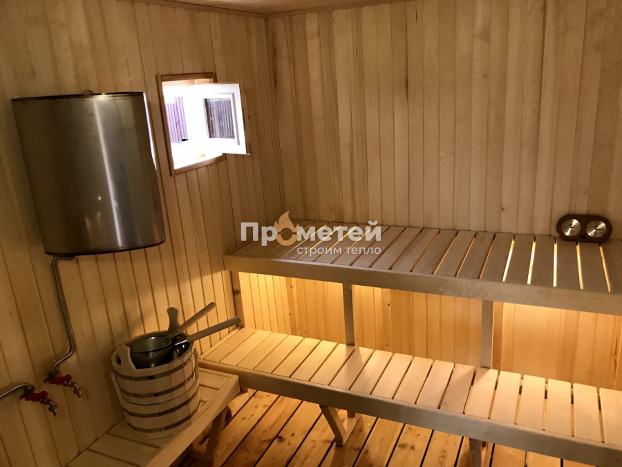 Каркасная баня Сканди 2.4x5 метров