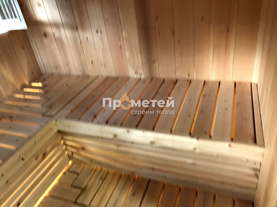 Каркасная баня Норд 3x6 метров