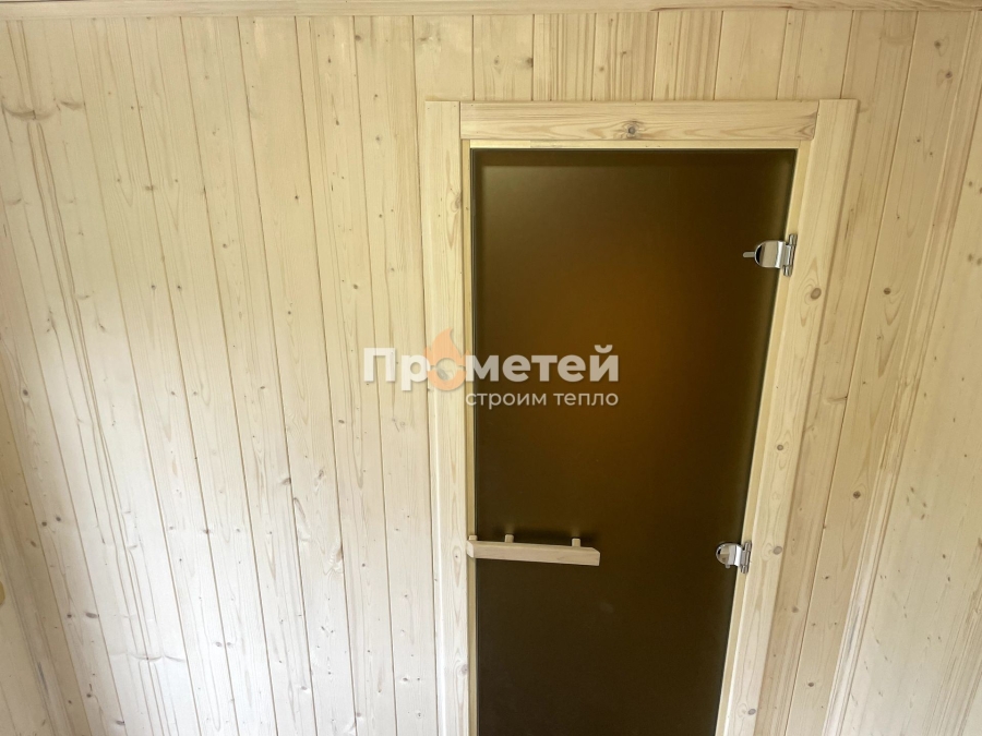 Каркасная баня Норд 2.5x6 метров