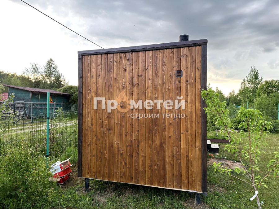 Каркасная баня Норд 2.5x6 метров
