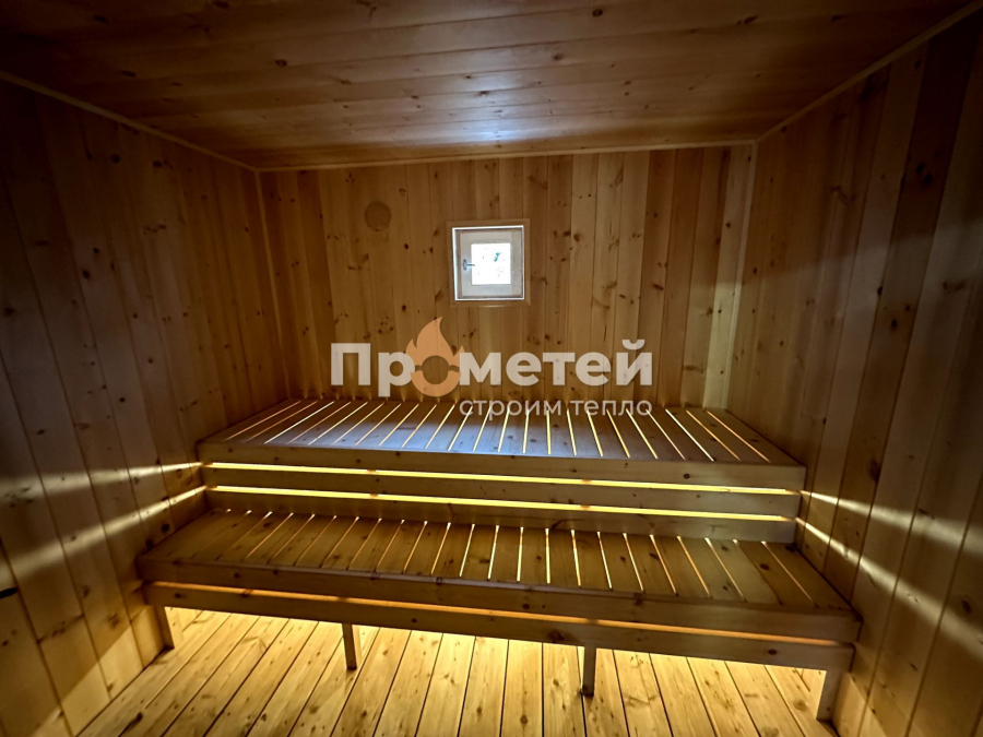 Каркасная баня Норд 3x6 метров