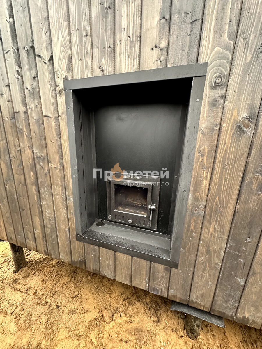Модульный дом с сауной 3.2x9м