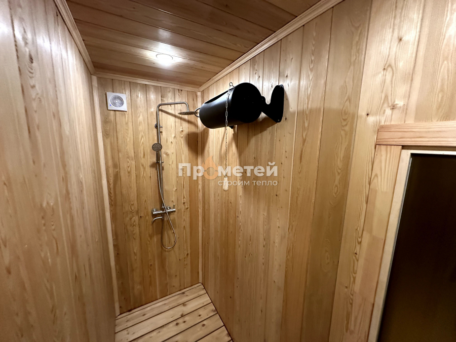 Модульный дом с сауной 3.2x9м