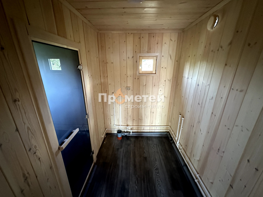 Каркасная баня 4x6.5 метров