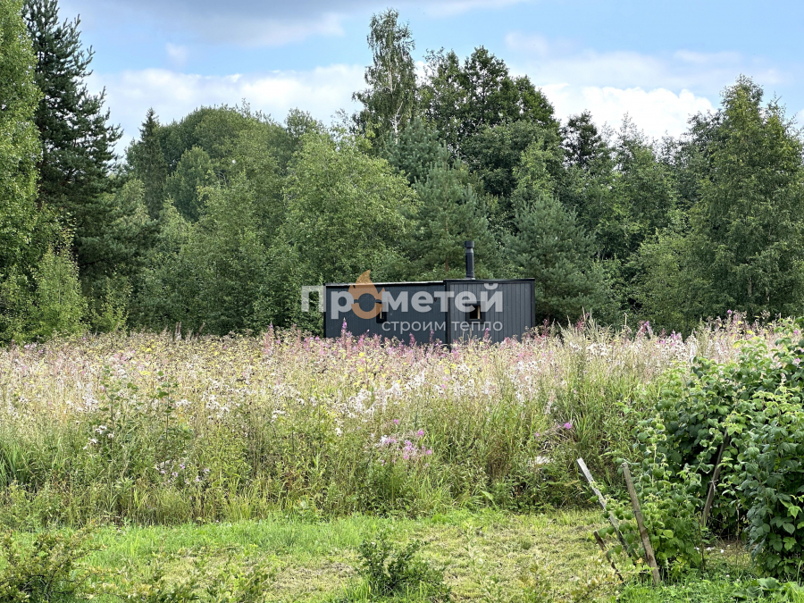 Каркасная баня Норд 2.5x7 метров