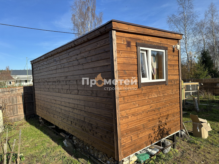 Каркасная баня Сканди 2.4x6 метров